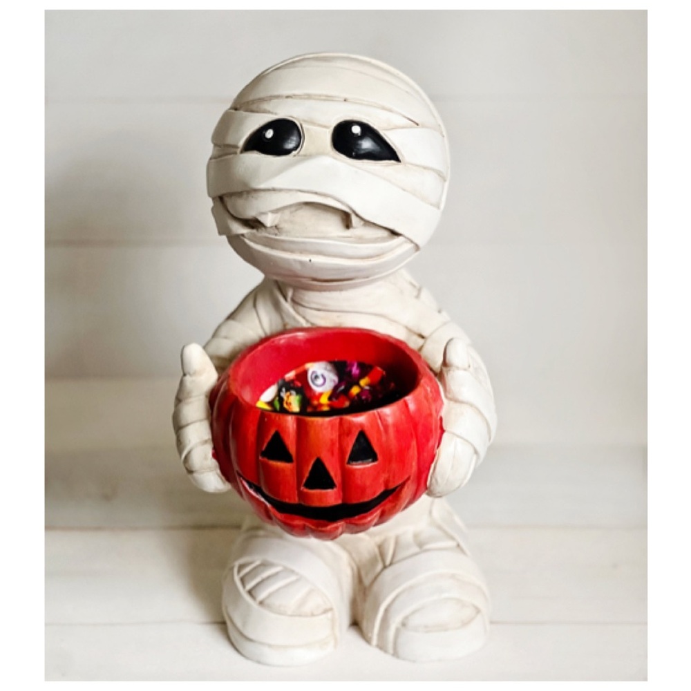 NEW Halloween Marvin The Mummy Candy Dish Holder 🎃